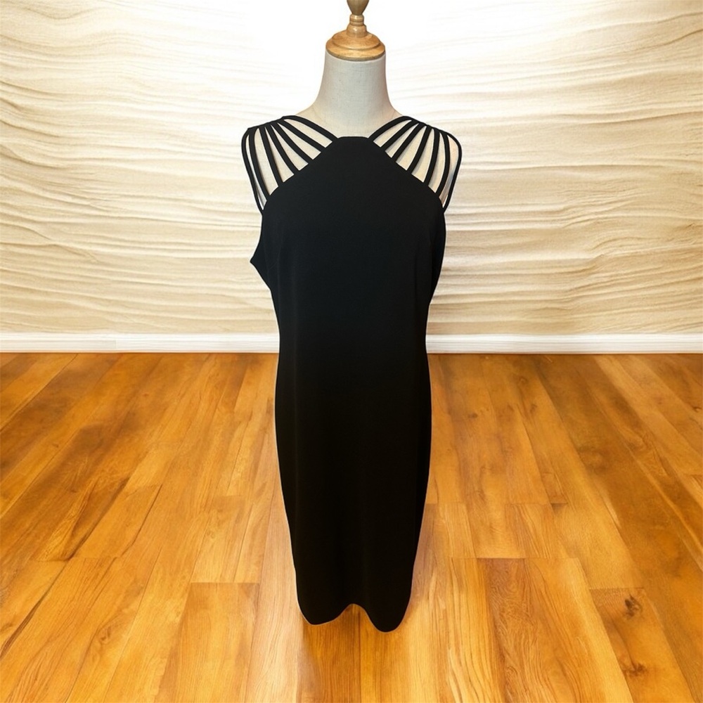 NY&Co Elegant Black Sleeveless Dress